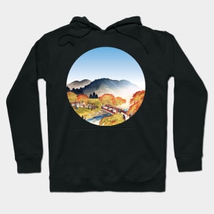 Ukiyo-e Takao Autumn View Hoodie